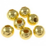 Metall  Perlen 4mm Gold